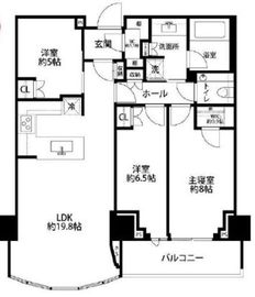 パークコート神宮北参道ザタワー 21階 間取り図