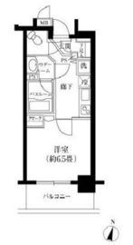 レジディア神田東 204 間取り図