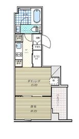 パークリュクス渋谷西原 7階 間取り図