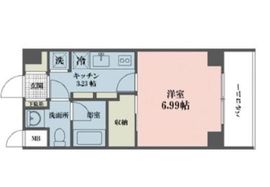 ドゥーエ武蔵小金井 605 間取り図