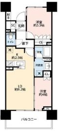 リビオ東中野ヒルトップ 8階 間取り図