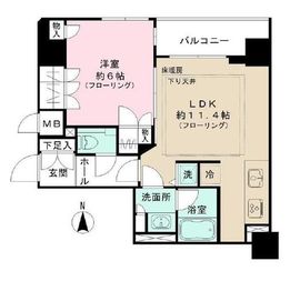 ポレスター千代田御茶ノ水 4階 間取り図