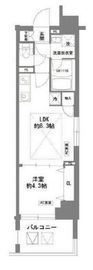 ラグゼナ日本橋 602 間取り図