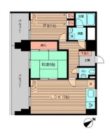 恵比寿アーバンハウス 5階 間取り図