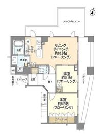 ドレッセ碑文谷 4階 間取り図