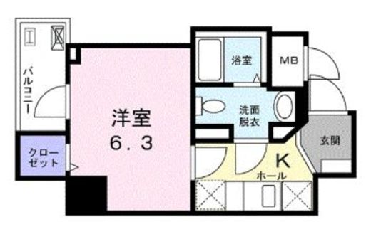 レ クロシェット 201 間取り図