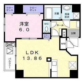 レ クロシェット 601 間取り図