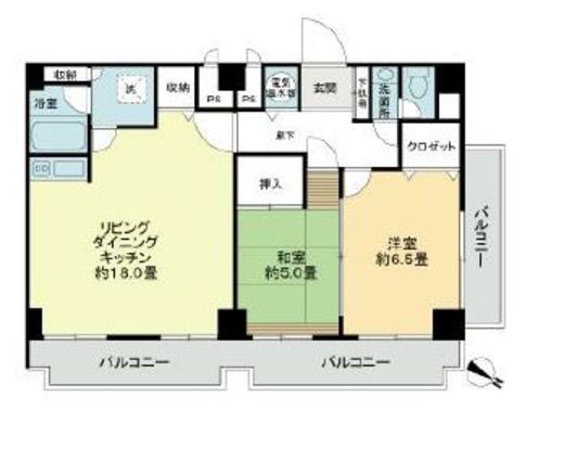ライオンズプラザお茶の水 13階 間取り図