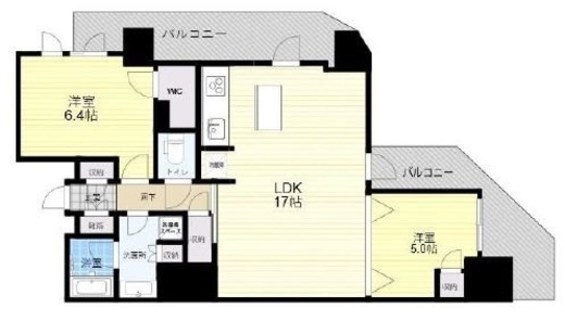 プレミスト白金 8階 間取り図
