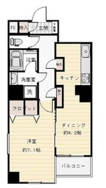 東急ドエルアルス根津 5階 間取り図