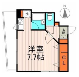 アクロス赤坂 7階 間取り図