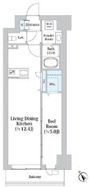 ベイアズール関内 403 間取り図