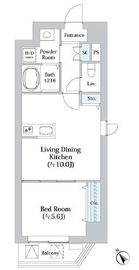 ベイアズール関内 505 間取り図