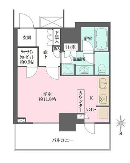 浅草タワー 6階 間取り図