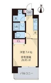 ソルジェンテ中野 402 間取り図