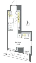プライムメゾン清澄白河 211 間取り図