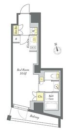 プライムメゾン清澄白河 704 間取り図