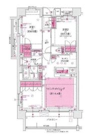 ベリスタ早稲田 5階 間取り図