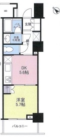 マークフロントタワー曳舟 7階 間取り図