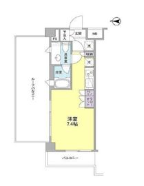 リバーレ蒲田仲六郷 504 間取り図
