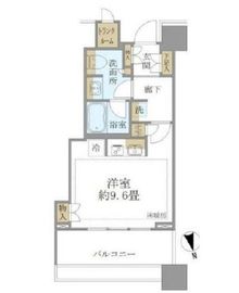 白金ザ・スカイ 7階 間取り図