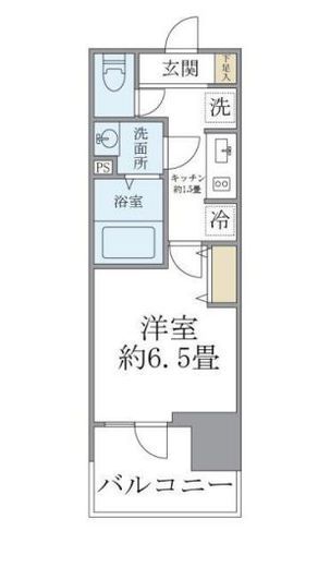 フェルモ横浜桜木町 3階 間取り図