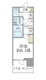 フェルモ横浜桜木町 3階 間取り図