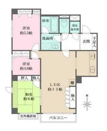 イトーピア信濃町マンション 3階 間取り図