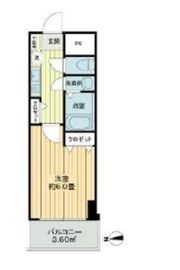 ライオンズマンション新宿東公園 3階 間取り図