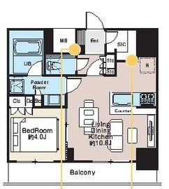ベルファース本所吾妻橋 702 間取り図