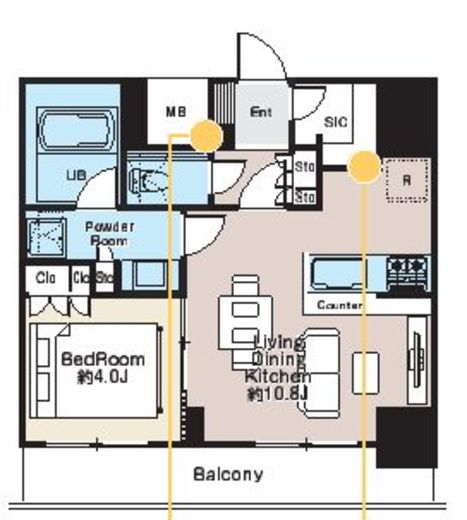 ベルファース本所吾妻橋 802 間取り図