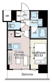 ベルファース本所吾妻橋 402 間取り図