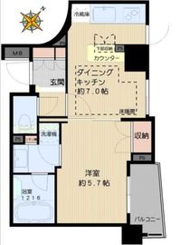 グランスイート文京千石 12階 間取り図