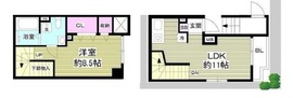 レティーナ銀座EAST 102 間取り図