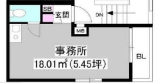 レティーナ銀座EAST 201 間取り図