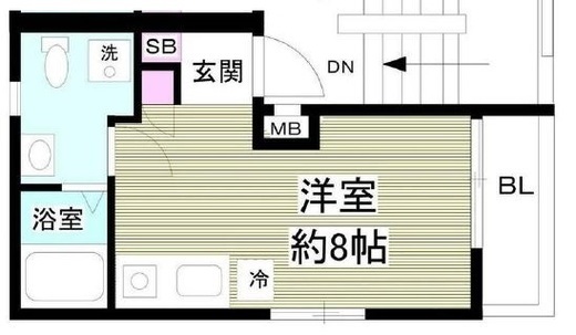 レティーナ銀座EAST 401 間取り図