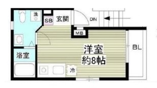 レティーナ銀座EAST 402 間取り図