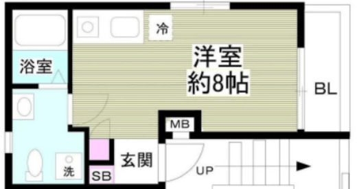 レティーナ銀座EAST 502 間取り図
