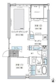 ガーデニエール砧ウエスト 313 間取り図