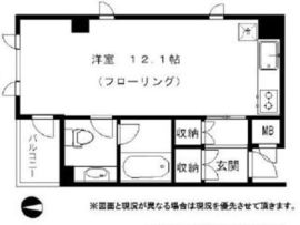 小田急コアロード六本木フロンテ 2階 間取り図