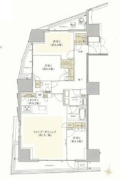 プレミスト白金 18階 間取り図
