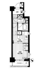 サージュ赤坂 6階 間取り図