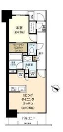 パークリュクス日本橋 11階 間取り図