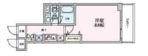 アーバンコート大岡山 502 間取り図