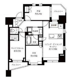 ルジェンテ品川南大井フレクシス 9階 間取り図