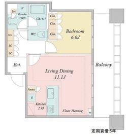白金ザ・スカイ 12階 間取り図