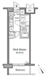 レジディア用賀 305 間取り図