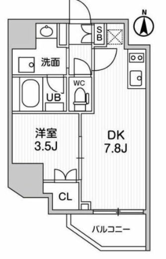 ALTERNA亀戸Ⅲ (オルタナ亀戸3) 305 間取り図