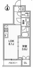 ALTERNA亀戸Ⅲ (オルタナ亀戸3) 303 間取り図