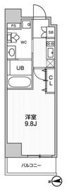 ALTERNA中野 (オルタナ中野) 601 間取り図